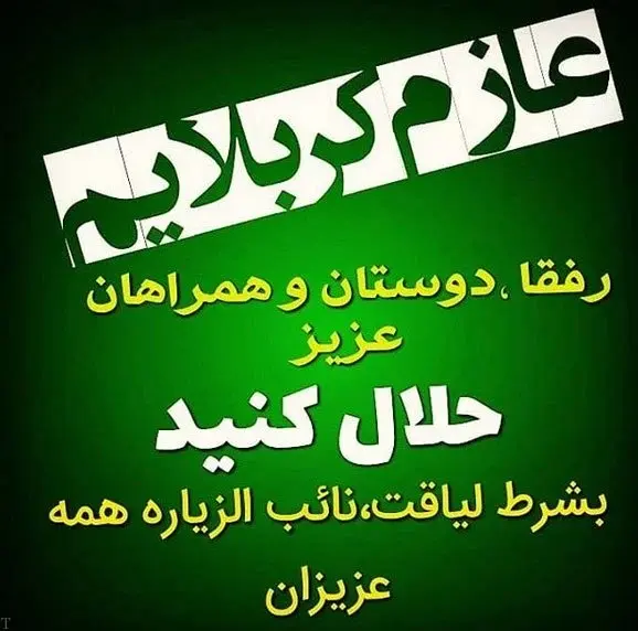 استوری عازم کربلا هستم حلالم کنید (36)