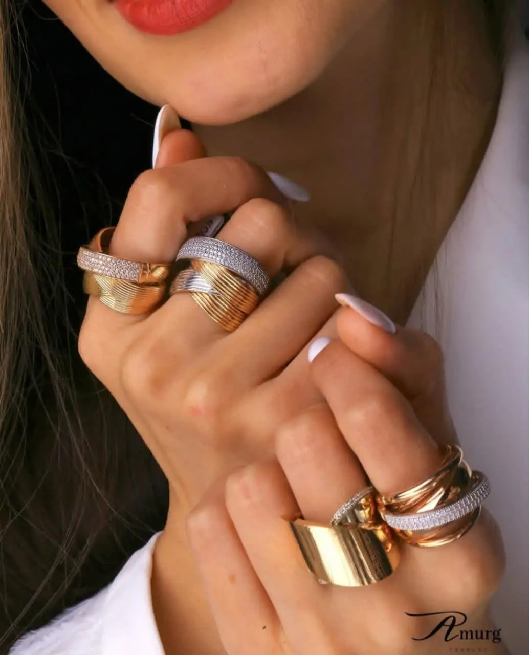 Gold ring model (22)