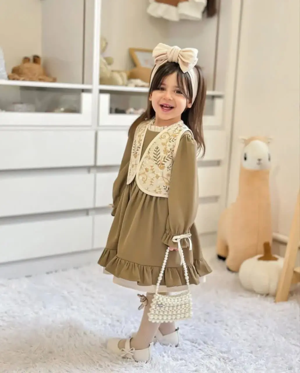 لباس عید ۱۴۰۴ دخترانه بچه گانه (22)