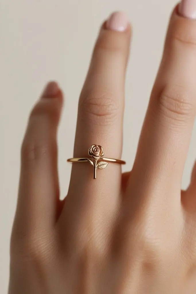 Gold ring model (3)