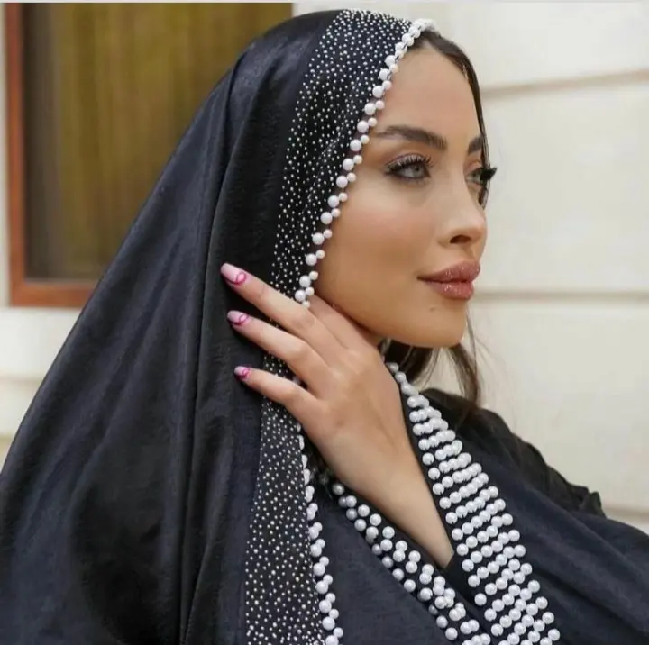 شال مجلسی مشکی (10)