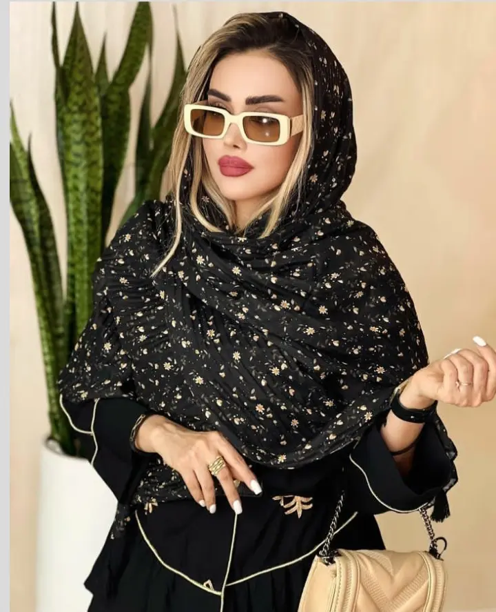 شال مجلسی مشکی (8)
