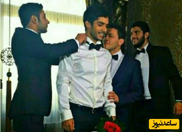 عکس عروسی ساعد سهیلی و همسرش