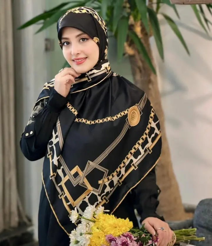روسری مجلسی مشکی (4)