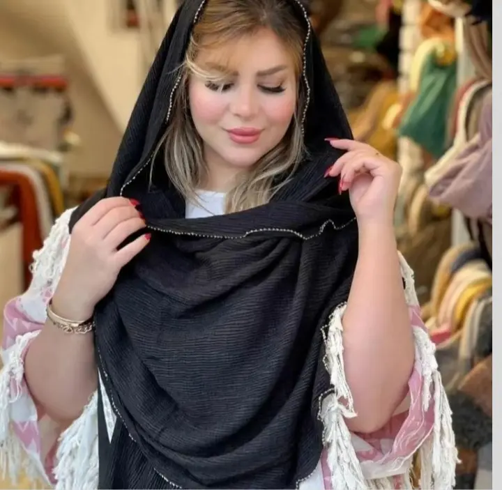 شال مجلسی مشکی (6)