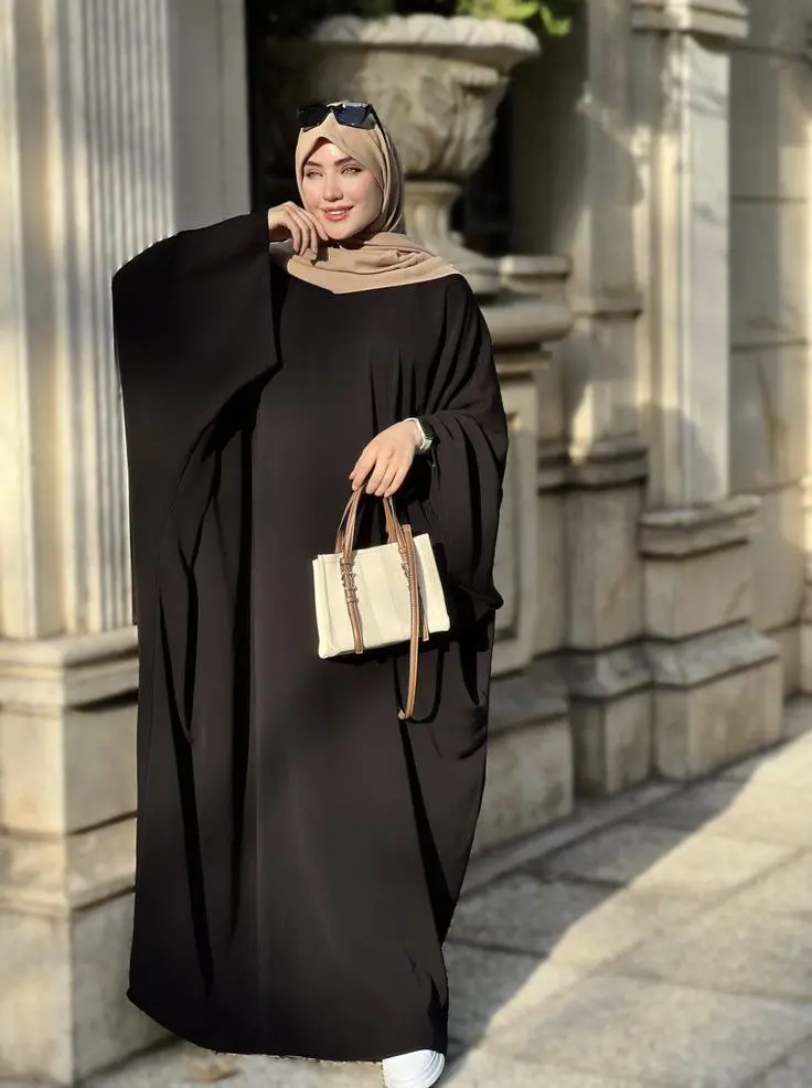 مانتو عبایی مشکی (16)