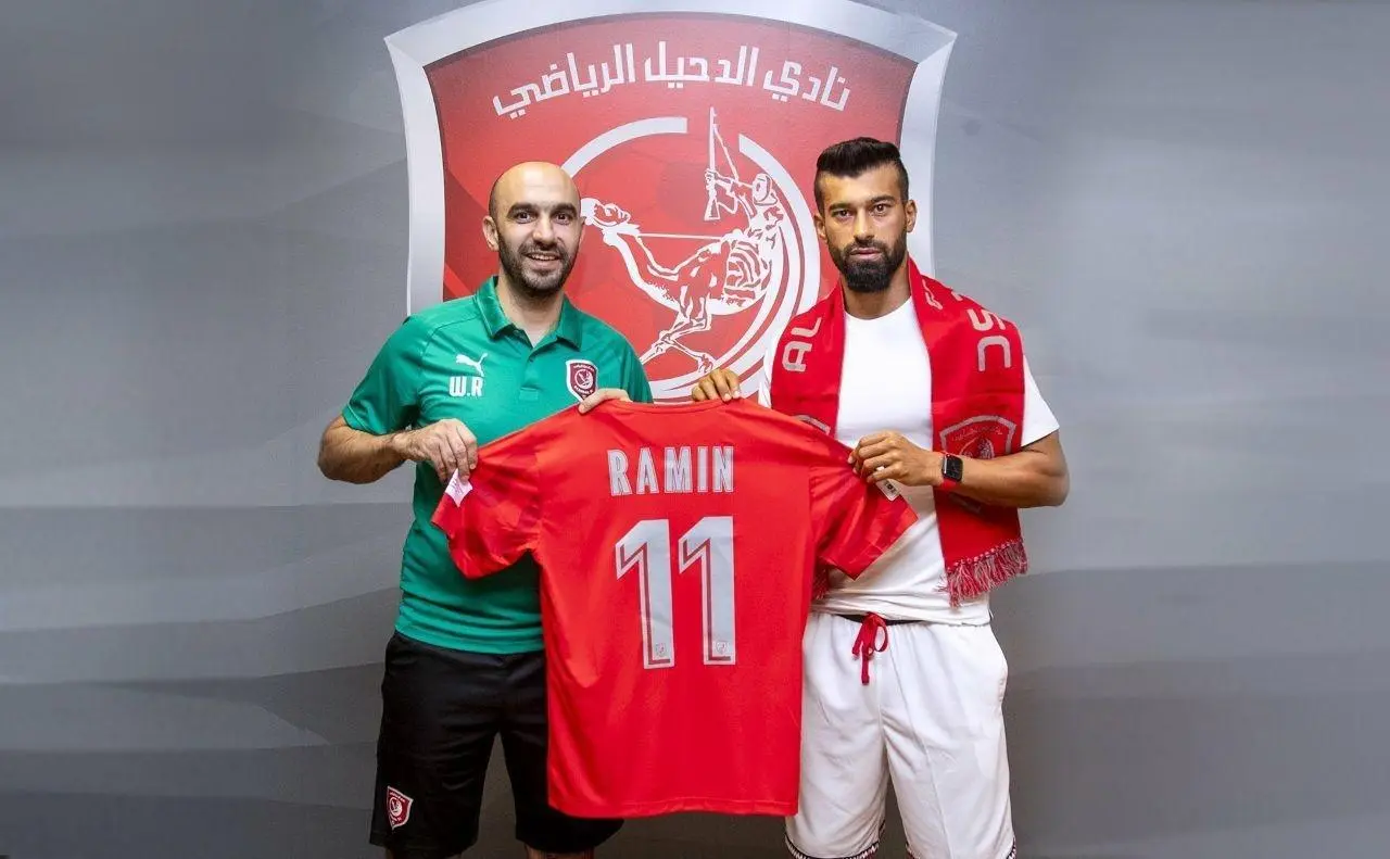 (عکس) رامین رضاییان در الدحیل معارفه شد 