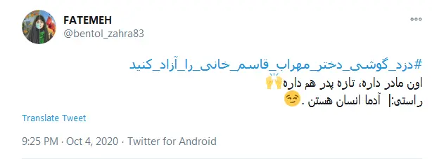 اون دزد هم انسان است، جای دزد زندان نیست