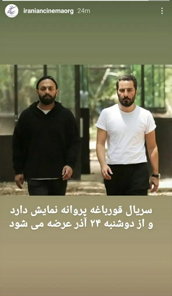 سازمان سینمایی زمان توزیع سریال «قورباغه» را اعلام کرد