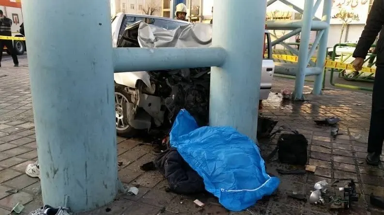حوادث جاده‌ای , آتش‌نشانی , سازمان آتش‌نشانی تهران , اورژانس ,