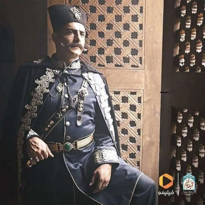 حامد کمیلی بازیگر نقش ناصرالدین شاه گریم حامد کمیلی