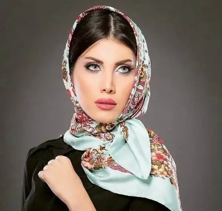 مدل شال بستن,بستن روسری مجلسی
