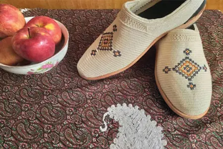 گیوه دوزی,گیوه‌دوزی یا گیوه‌ بافی,چگونگی دوخت گیوه