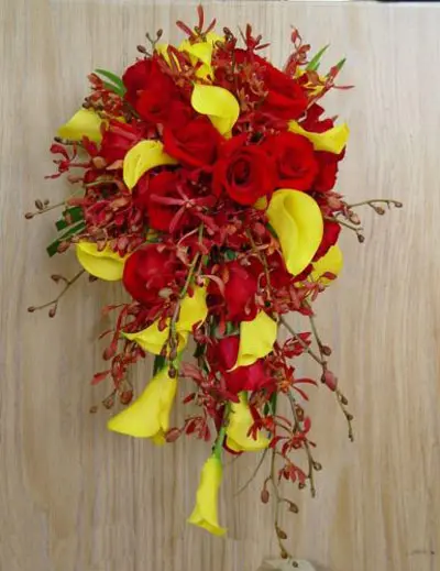 دسته گل آبشاری , دسته گل عروس 2013 دسته گل آبشاری , دسته گل عروس 2013