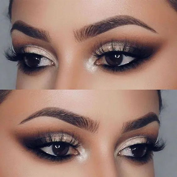 مدل آرایش چشم تیره مدل آرایش چشم