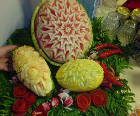 میوه آرایی شب چله, تزیینات شب چله