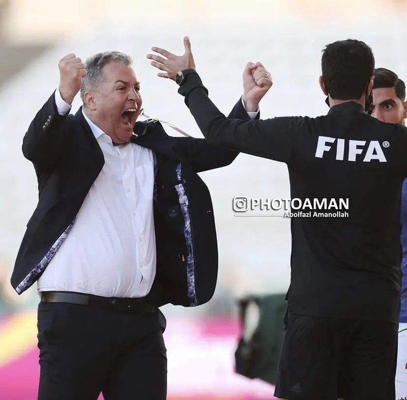 خوشحالی جنجالی اسکوچیچ پس از گل نجاتبخش سردار/عکس