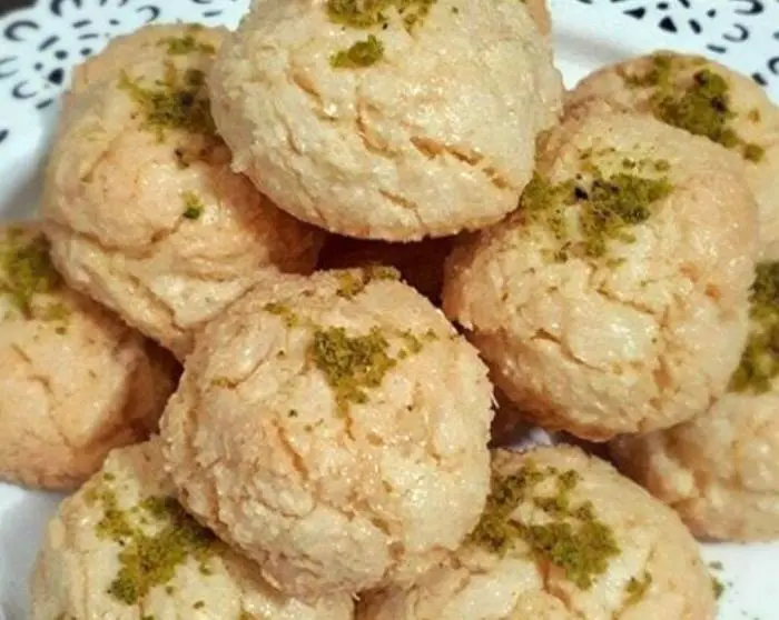 شیرینی نارگیلی خانگی طرز تهیه شیرینی نارگیلی