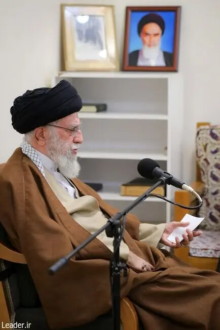 تصاویری از اعضای شورای نگهبان در دیدار با رهبر انقلاب/ جنتی در صدر مجلس نشست