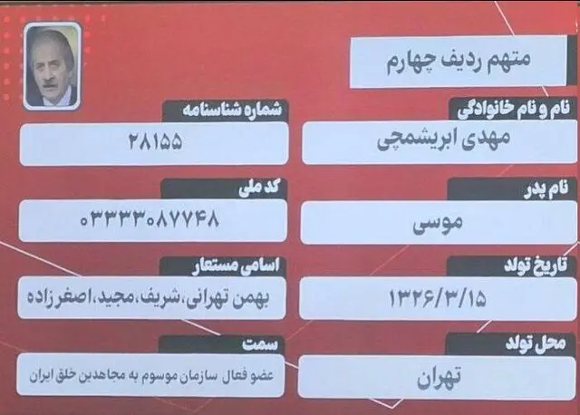 کد ملی مسعود و مریم رجوی چند است؟ /چرا منافقین کد ملی دارند؟ +عکس