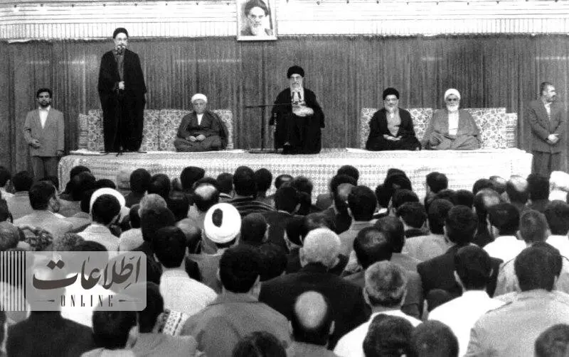 عکس‌های قدیمی از ناطق نوری، خاتمی و آیت‌الله هاشمی در بیت رهبر انقلاب