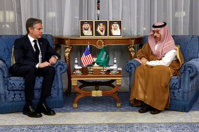 بن‌سلمان: نیاز به آتش‌بس در غزه ضروری است/ بلینکن: توافق امکان‌پذیر است