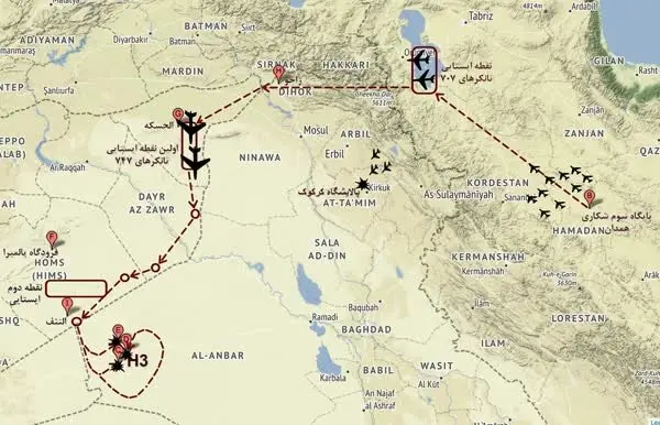 بزرگترین عملیات هوایی ایران /اشباح ایرانی به داخل خاک بعثی‌ها وارد شدند /جزئیات خواندنی از عملیات H-۳