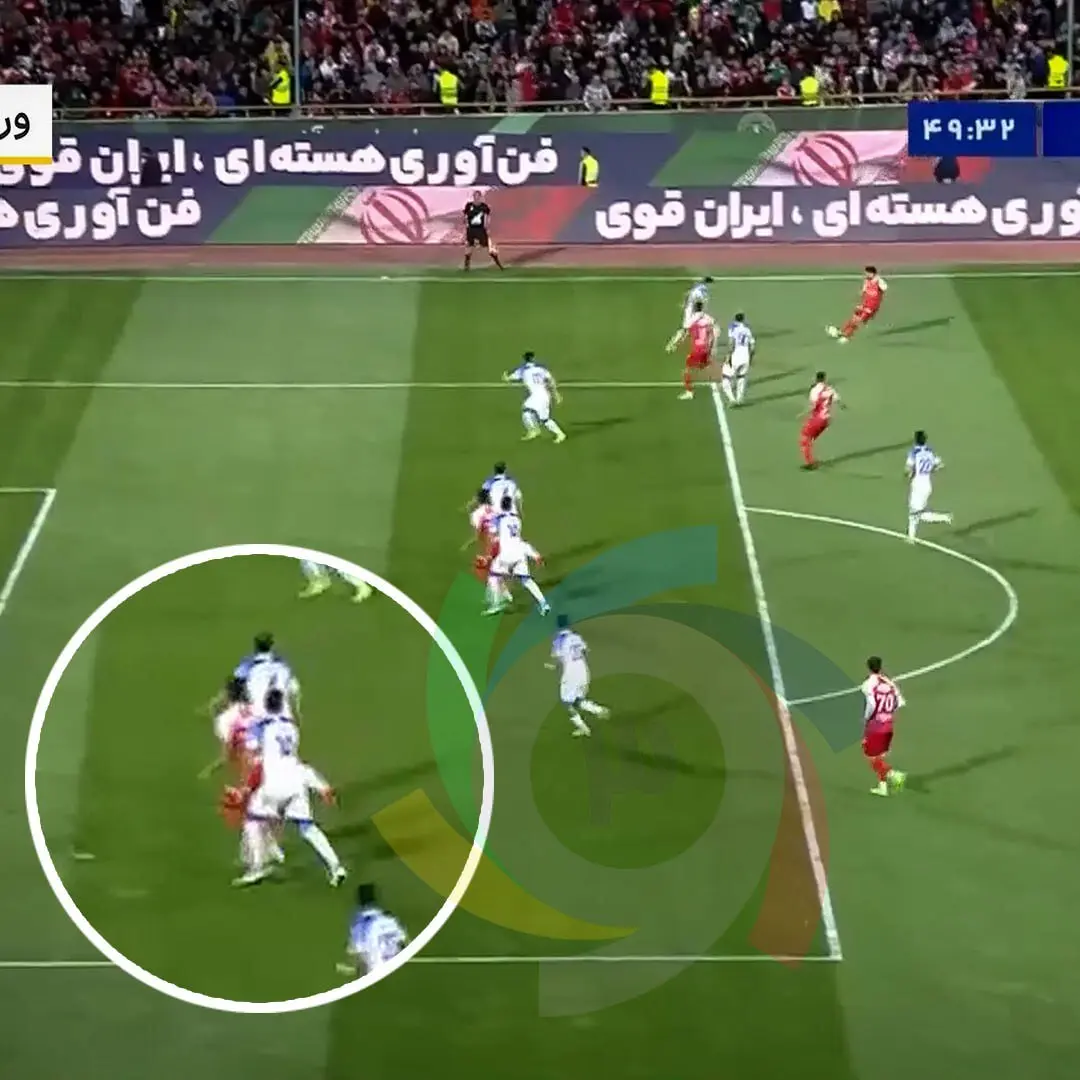 عکس‌| گل اول پرسپولیس آفساید بود؟