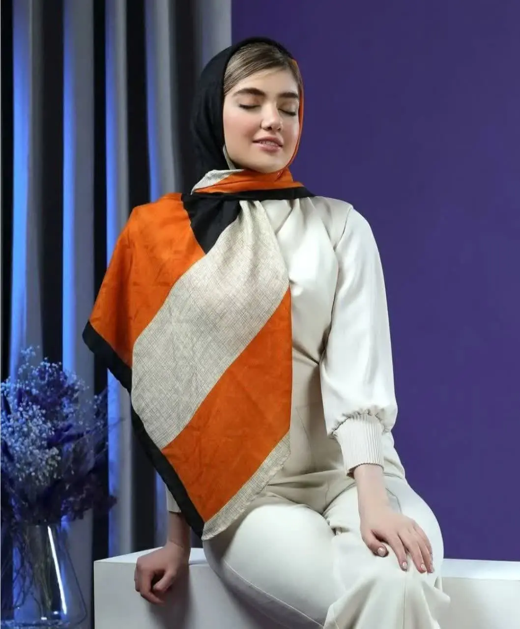 Girls_ scarf model (37)