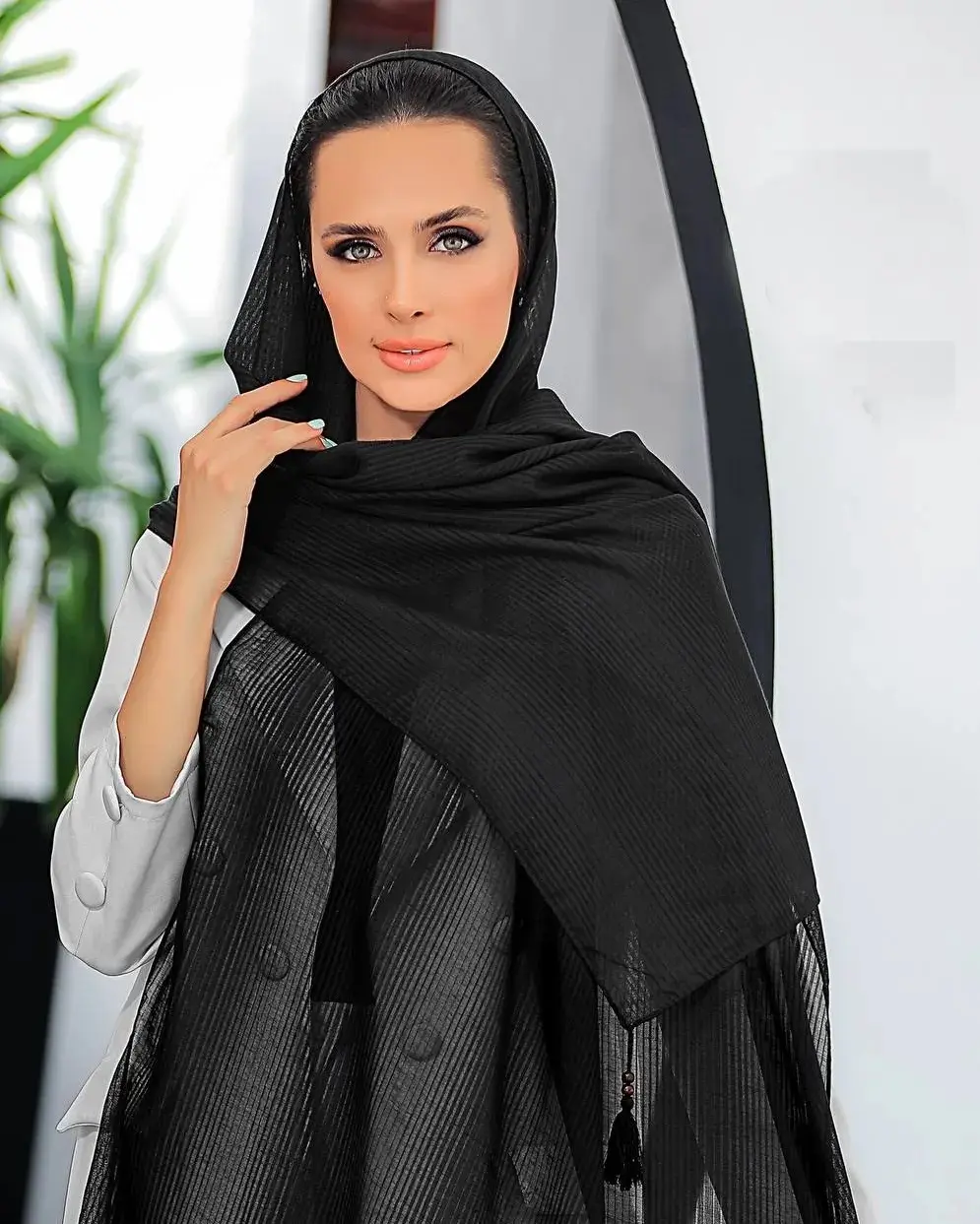شال مشکی برای محرن (2)