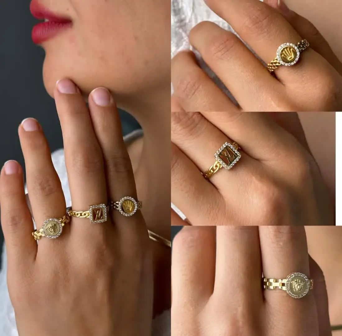 Gold ring model (51)