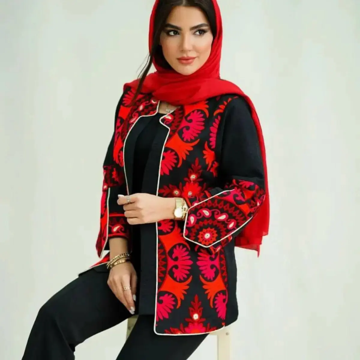 مانتو گلدوزی شده (7)