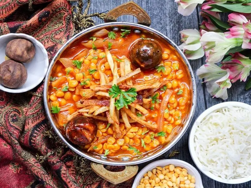 خورش قیمه با سویا (2)