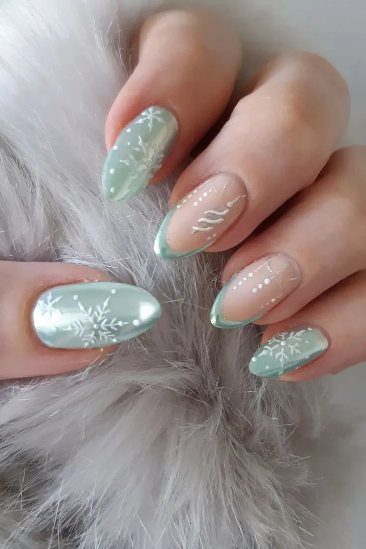 Winter nail design (1)