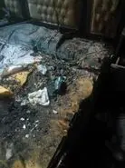 مهار حریق منزل مسکونی در خیابان بابک