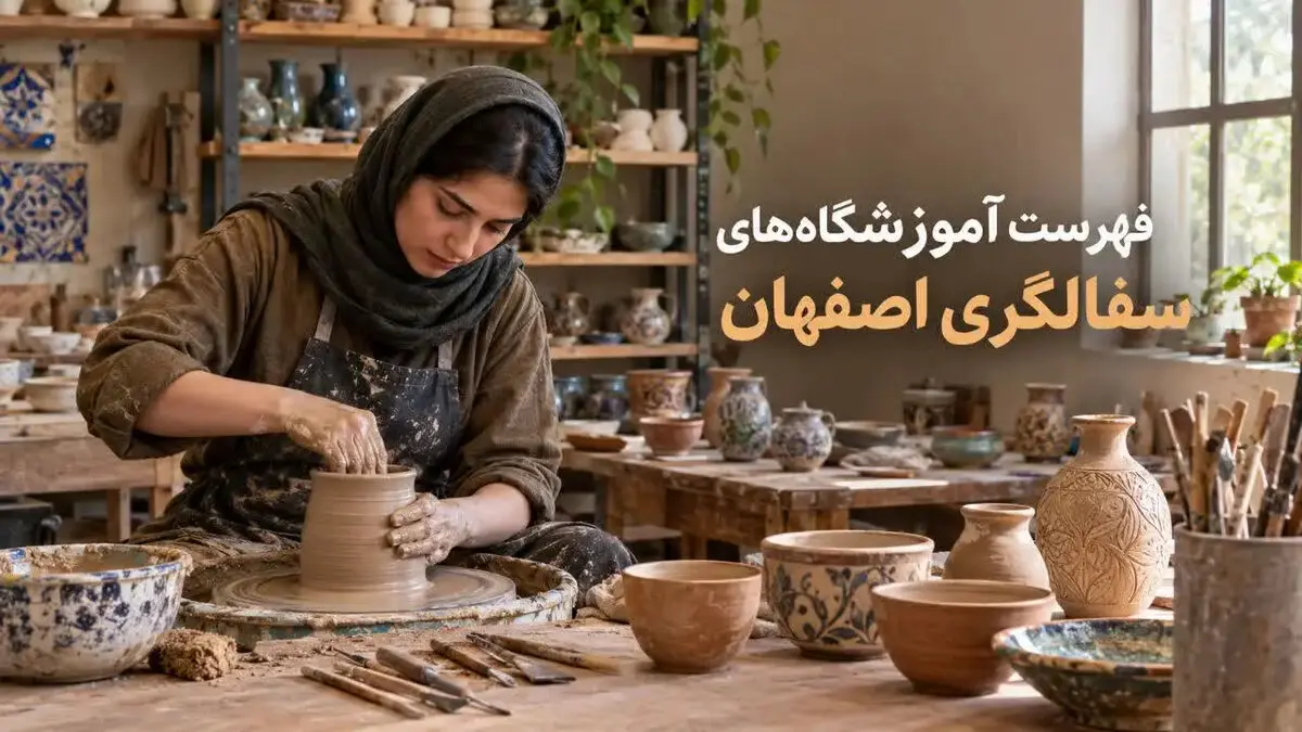 فهرست آموزشگاه‌های سفالگری اصفهان؛ نشانی و شماره تماس