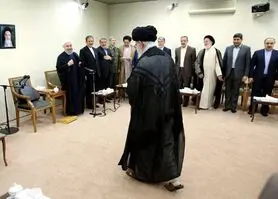 آغاز اولین دیدار اعضای دولت دوازدهم با رهبری