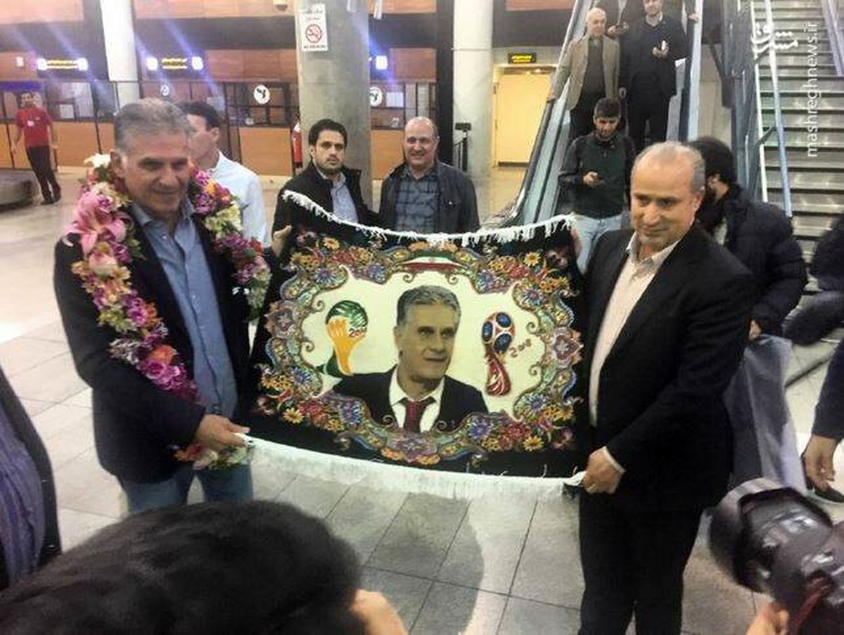 خداحافظی اشکبار کی‌روش با بازیکنان در فرودگاه +عکس‌وفیلم