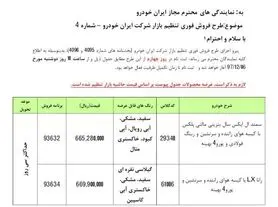 آغاز فروش فوری سمند ال‌ایکس و رانا + جدول
