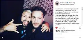 سلفی مسیح با بازیکن مشهور منچستر سیتی