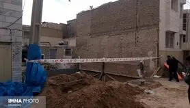 جوان ۳۳ ساله بر اثر ریزش آوار جان باخت + عکس