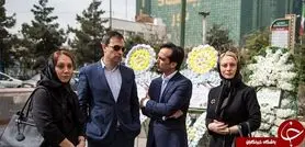 مریم کاویانی در مراسم ختم همسر سابق رامین مهمانپرست +عکس