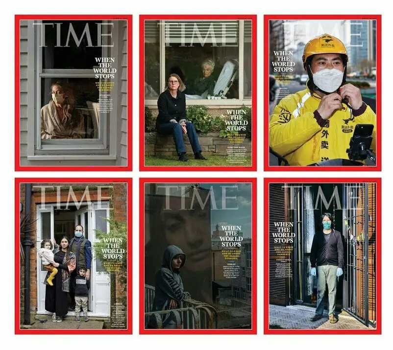 عکس عکاس ایرانی از قرنطینه روی جلد مجله تایم