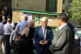 هاشمی طبا برای شرکت در انتخابات به پای صندوق رأی آمد