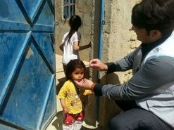 واکسیناسیون ۲۷۰ نفر از کودکان اتباع بیگانه در شهرضا