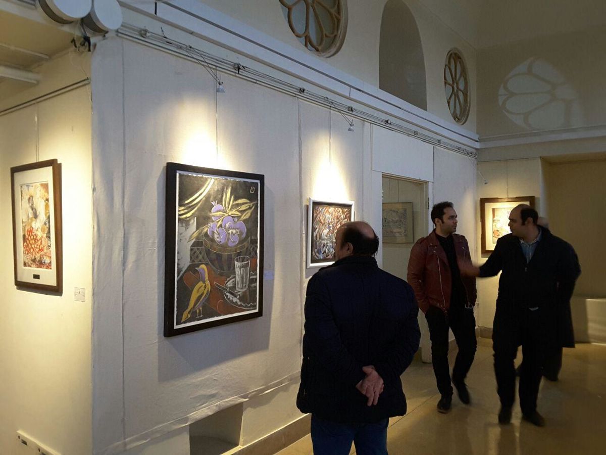 نمایشگاه آثار نقاشی جهانگیرشهدادی گشایش یافت