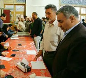 پيام فرماندار شهرستان شاهین شهر و میمه به مناسبت حضور حماسي مردم در انتخابات