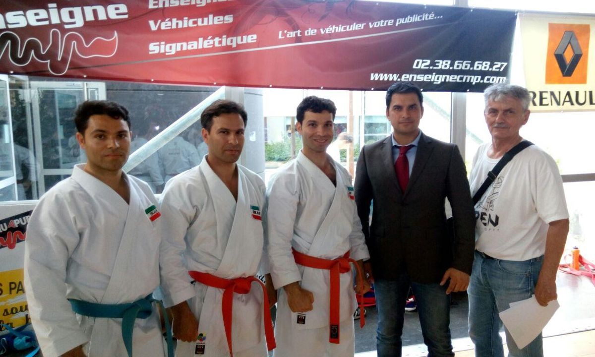 نایب قهرمانی ایران در مسابقات کاپ جهانی کاراته فرانسه
