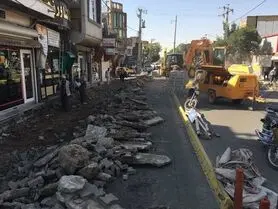 آغاز ساماندهی فاز دوم خیابان گلزار شهدای عاشق آباد