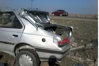 واژگونی خودرو در محور اصفهان به شهرکرد و ۶ مصدوم حادثه